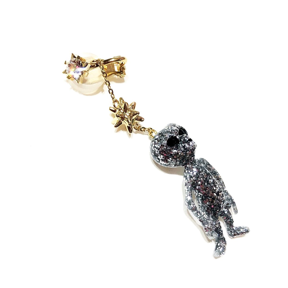 THROW A KISS　チャンキーヒールピアス（片耳） リップスティックヒールピアス / 2色 | throw-a-kiss