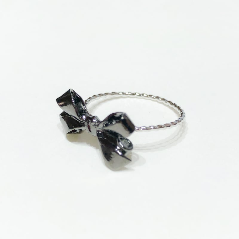 リボンS-B / リング | throw-a-kiss