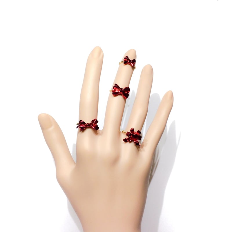 リボンS-B / リング | throw-a-kiss