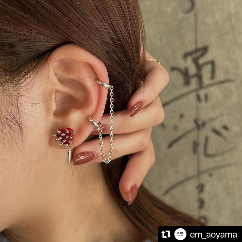 スタッズ・スモールハート＋スタッズ | throw-a-kiss