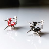 スタッズ フープピアス