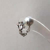 プラネット2チェーン ピアス/ 2色