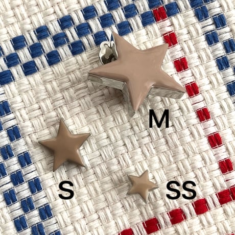 星のピアス ・イヤークリップ / SS