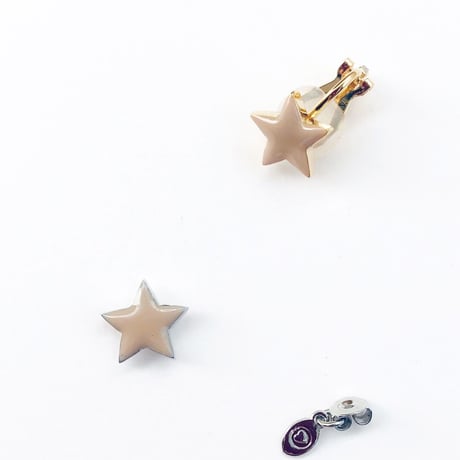 星のピアス ・イヤークリップ / SS