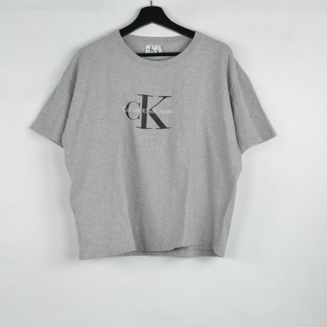 CALVIN KLEIN / S/S T-SHIRTS(USED) COL:GREY NO.64