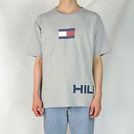 TOMMY HILFIGER / S/S T-SHIRTS(USED) COL:GRAY