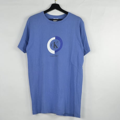 CALVIN KLEIN / S/S T-SHIRTS(USED) COL:BLUE NO.76