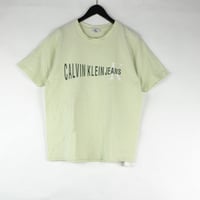 CALVIN KLEIN / S/S T-SHIRTS(USED) COL:GREEN NO.116