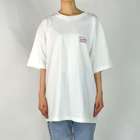 TOMMY HILFIGER / S/S T-SHIRTS(USED) COL:WHITE
