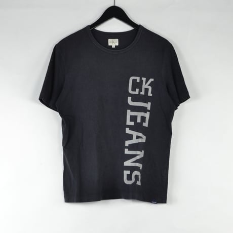 CALVIN KLEIN / S/S T-SHIRTS(USED) COL:BLACK NO.110