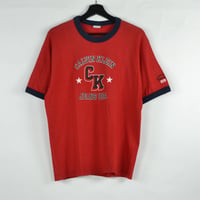CALVIN KLEIN / S/S T-SHIRTS(USED) COL:RED NO.69