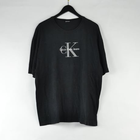 CALVIN KLEIN / S/S T-SHIRTS(USED) COL:BLACK NO.113