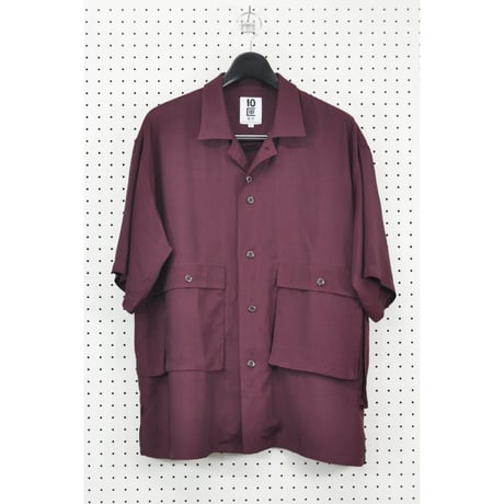 10匣 TENBOX / DRUG DELLAR SHIRS / BURGUNDY