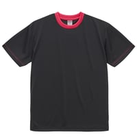 United Athle アスレチックTシャツ ブラック/トロピカルピンク