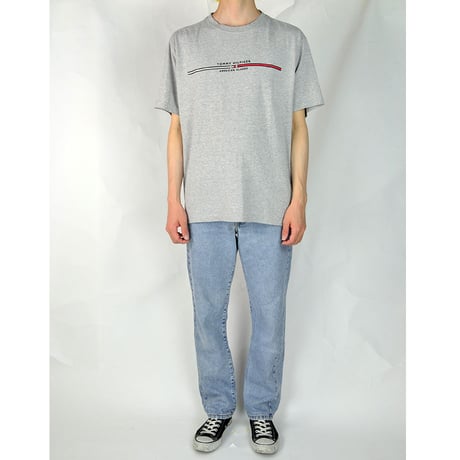 TOMMY HILFIGER / S/S T-SHIRTS(USED) COL:GRAY