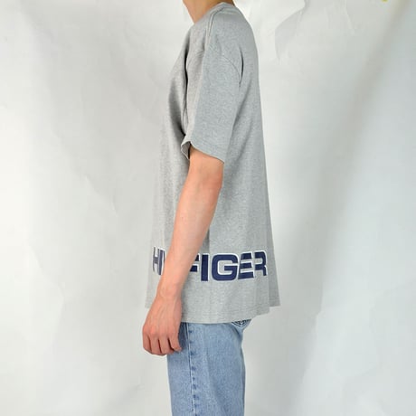 TOMMY HILFIGER / S/S T-SHIRTS(USED) COL:GRAY