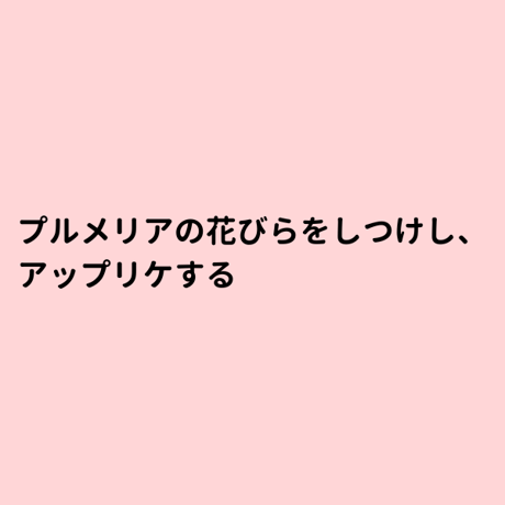 パターン☆Lei For You ミニタペ (26cm×26cm)