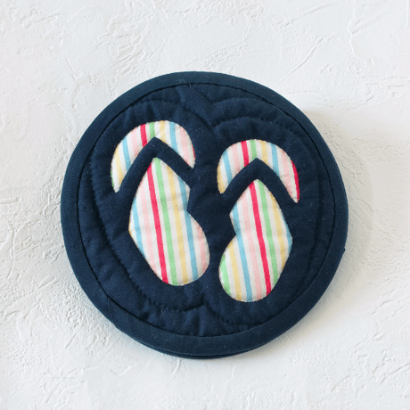【キット】ビーチサンダルの丸ポーチ