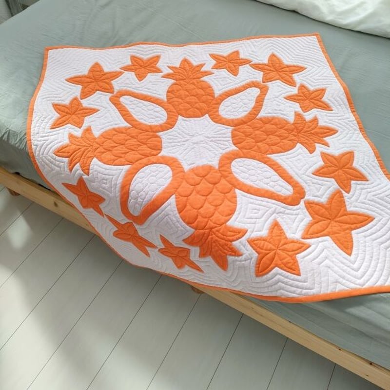 キット☆ハワイのフルーツたち（90㎝） | Aloha Quilt_Keiko Kuno