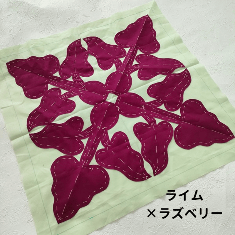 ぐるとん様【キット】ハワイアンキルト キット☆タロ（45㎝×45㎝） | Aloha Quilt_Keiko Kuno