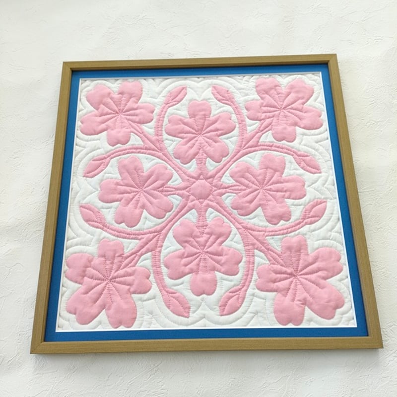キット☆サクラサク（45㎝×45㎝） | Aloha Quilt_Keiko Kuno