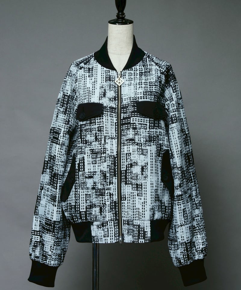 2026 WEB即売会 限定商品】見知らぬ街のブルゾン | ha | za | ma