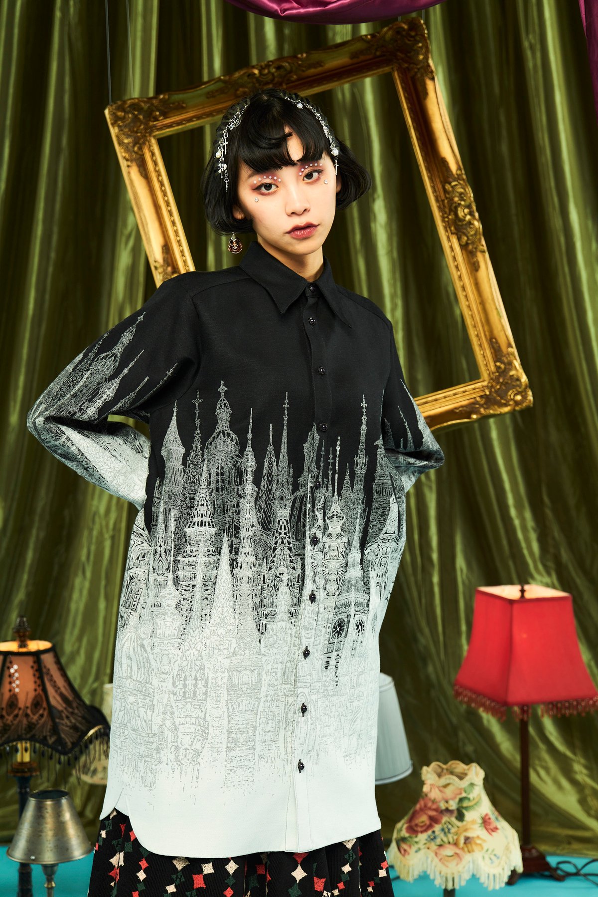 hazama 最後の砦のシャツブラウス hazama 最後の砦のシャツブラウス