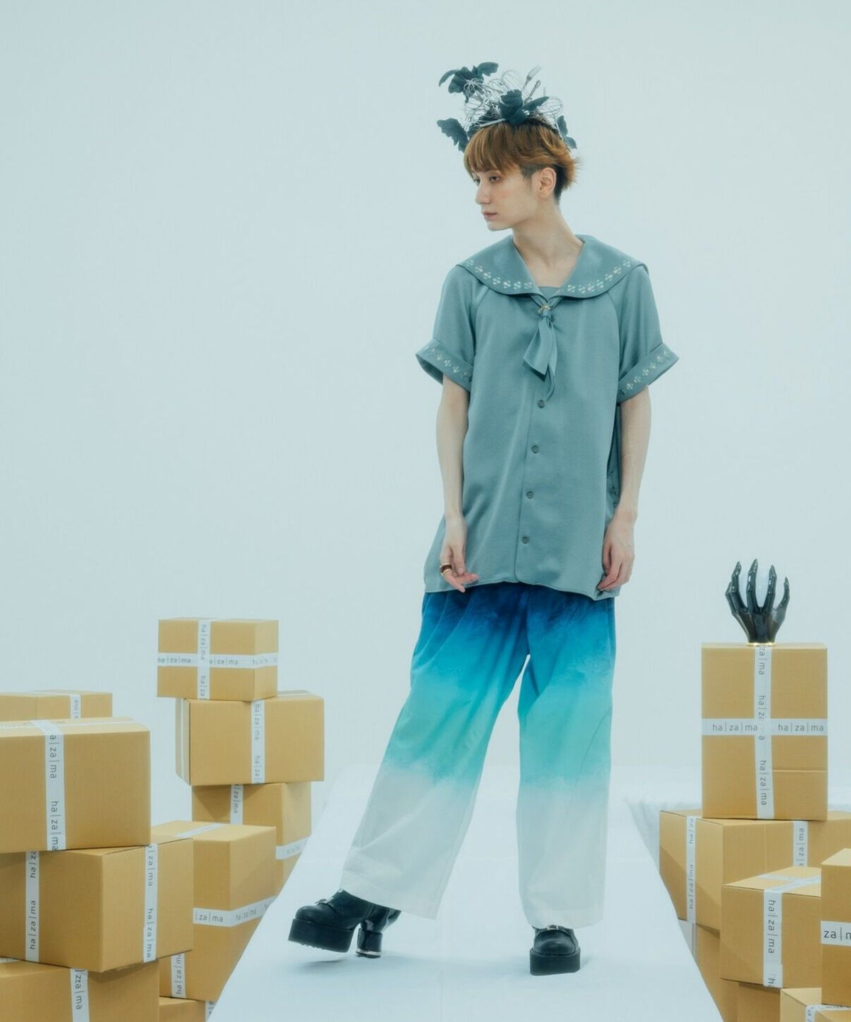 hazama 誰もに向けたセーラー服 半袖ver. - トップス 