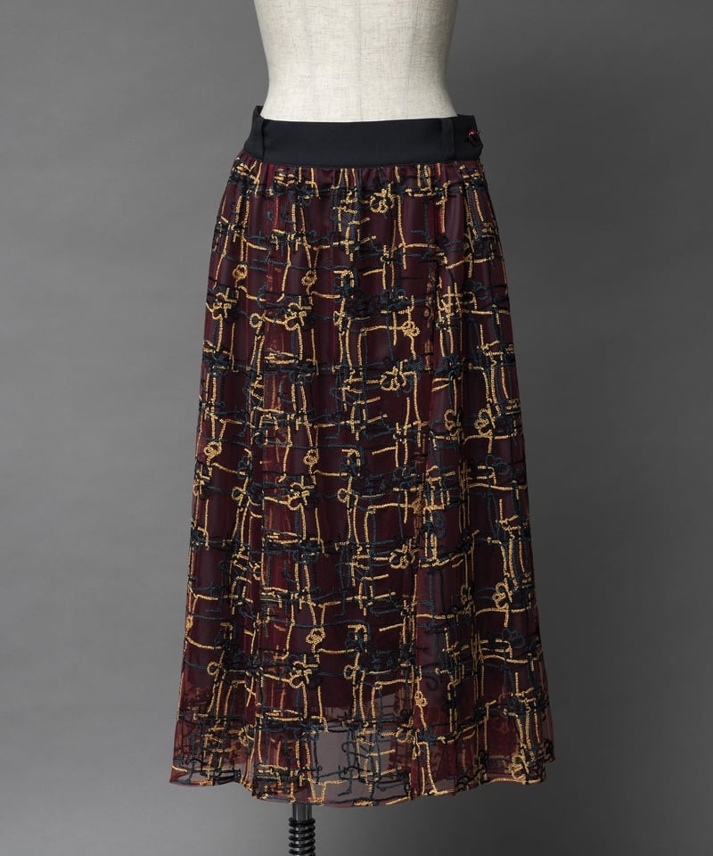 【8月末取下げ予定】hazama 無知へと達するレーススカート ターコイズ kotori.様専用】hazama 無知へと達するレーススカート