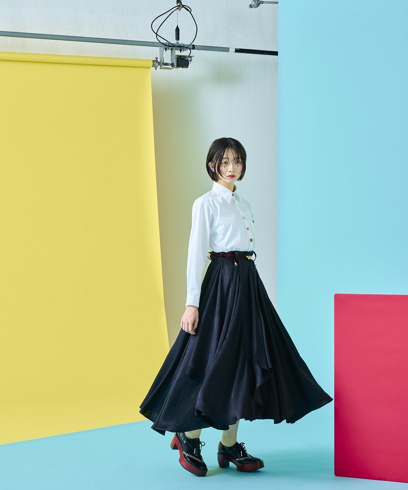 【早い者勝ち】oksoon スカート SLY | RIPPED EDGE ロングスカート (スカート(ロング) ) |SHEL'TTER