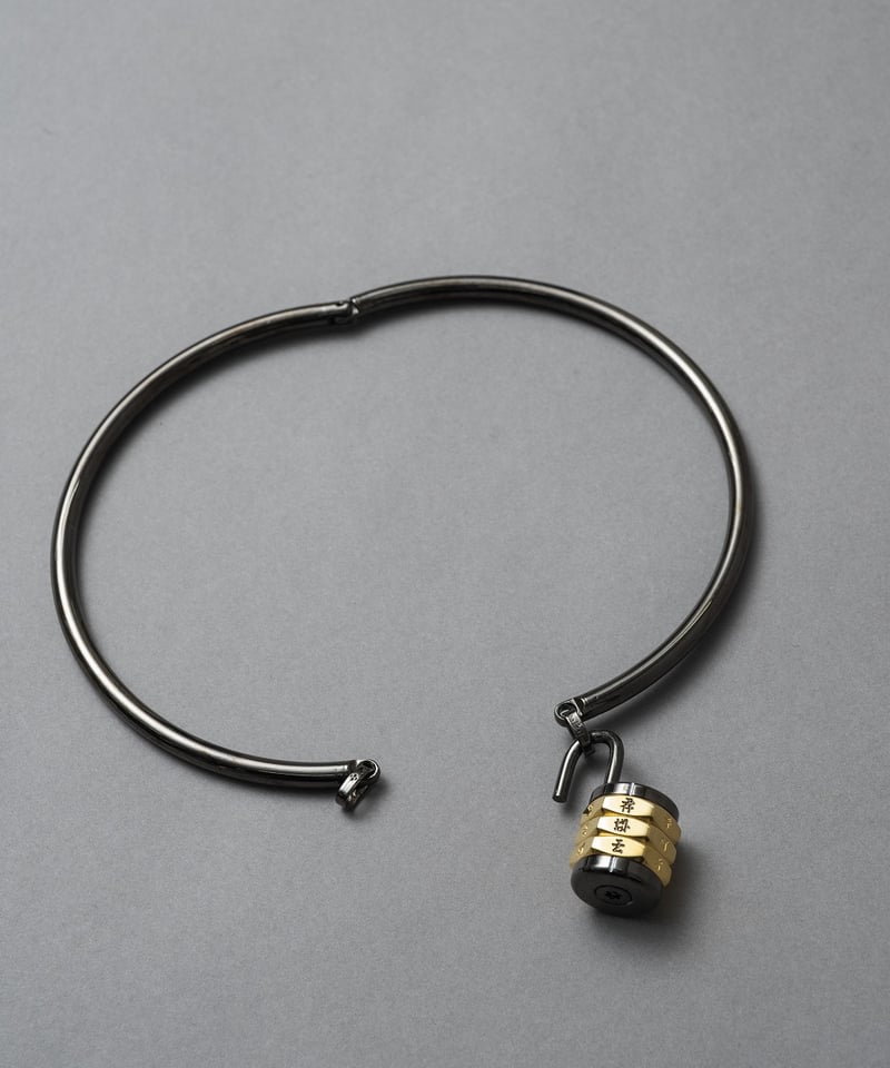 2025/9/30-11/1 WEB注文受付中】ま製魔除けのダイヤルロックチョーカー