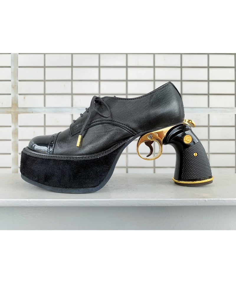 帰一 ha | za | ma 惹き鉄となるドレスシューズ black 帰一