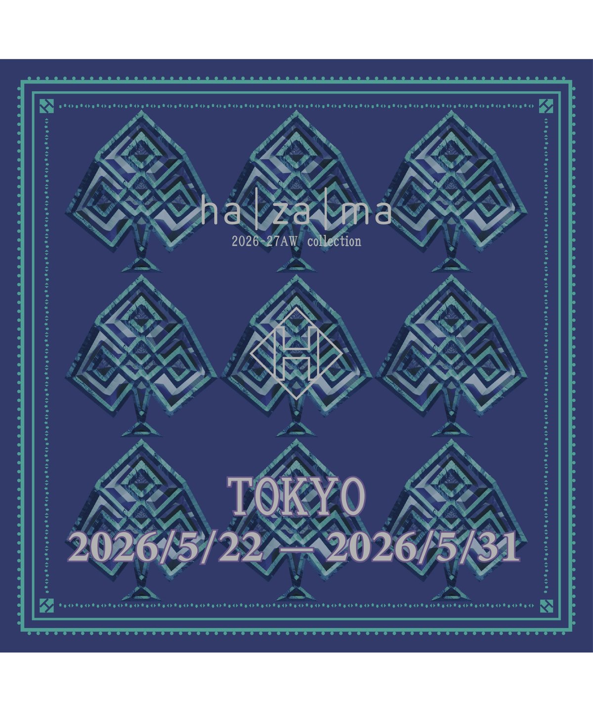 東京会場・5/24/12:00~13:30】 ha | za | ma 2026-27AW
