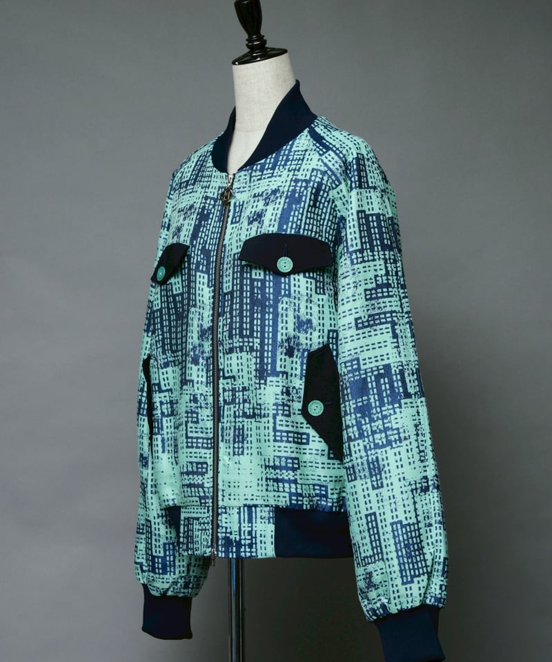 2026 WEB即売会 限定商品】見知らぬ街のブルゾン | ha | za | ma