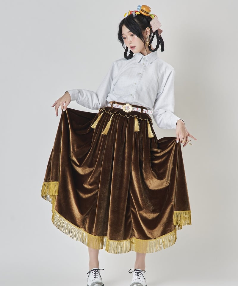 幕開けのベルベットスカート | ha | za | ma 幕開けのベルベットスカート | ha | za | ma