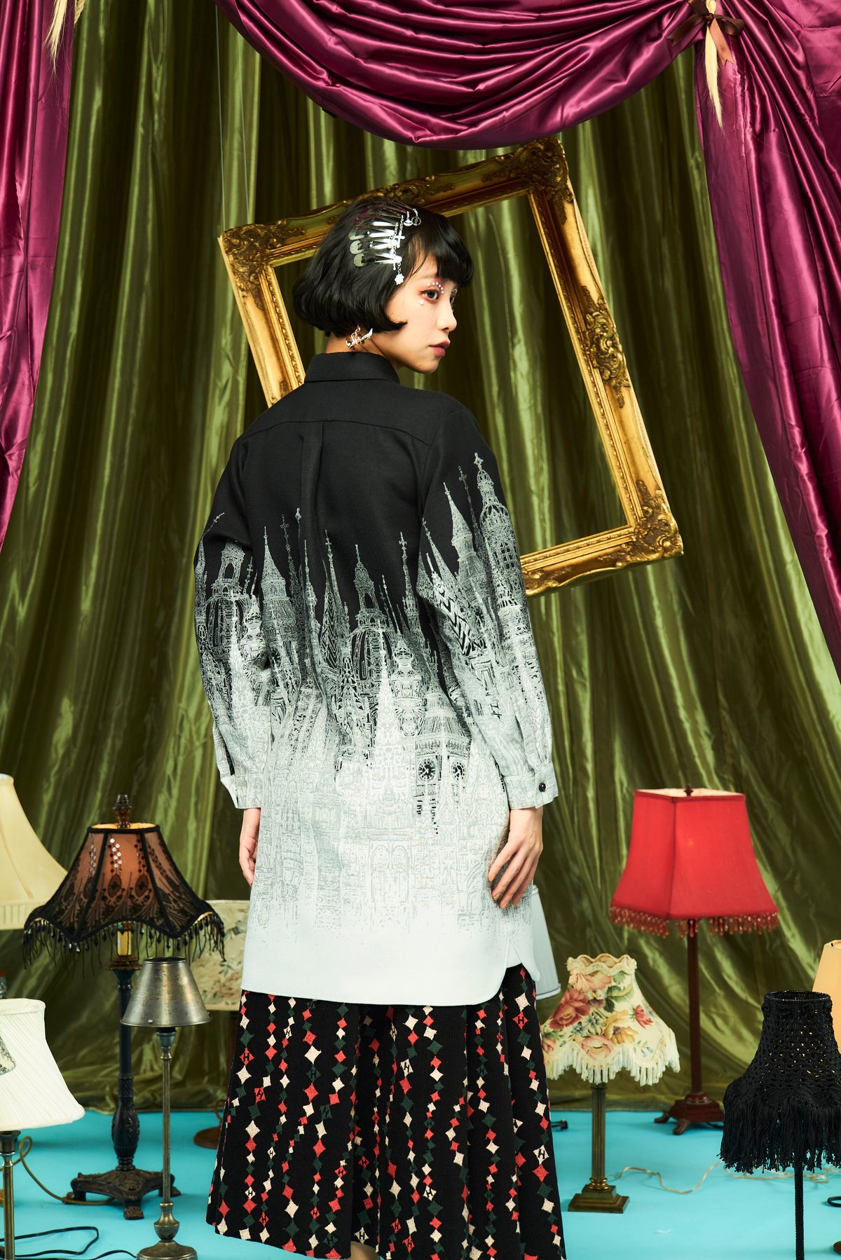 hazama 最後の砦のシャツブラウス