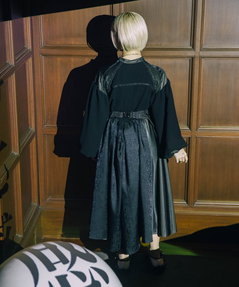 hazama 繍美秘伝のワンピース 黒(black) S hazama 繍美秘伝のワンピース 黒(black) S