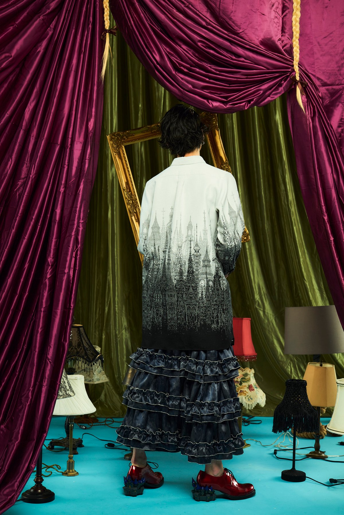 hazama 最後の砦のシャツブラウス