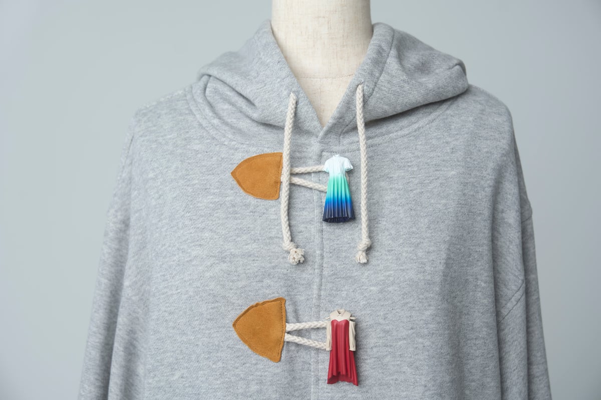 hazama 2ndライン はざま ガチャトグルパーカー 黒 Mサイズ