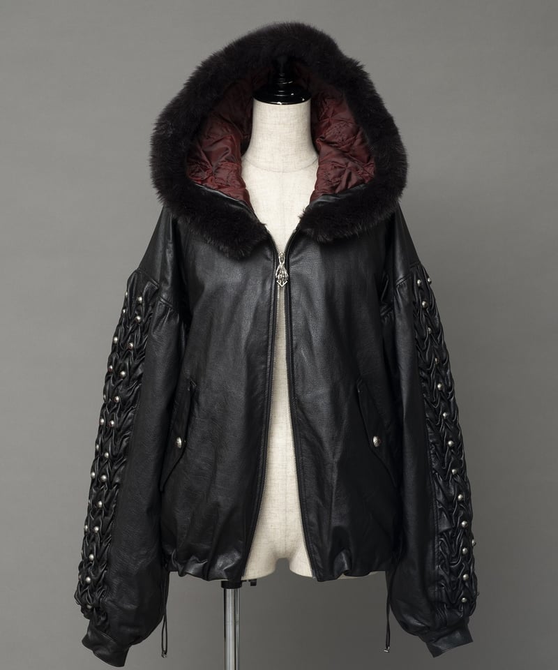 2025/9/30-11/1 WEB注文受付中】百々目くレザージャケット | ha