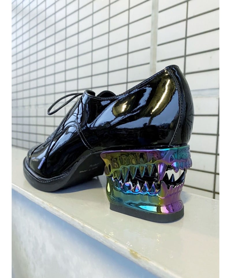 hazama 宣戦布告のドレスシューズ navy×black 23.0cm