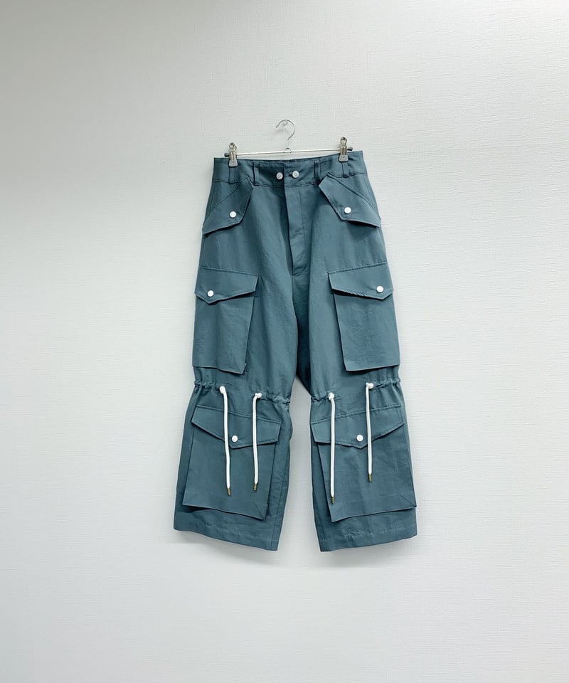 ha|za|ma ハザマ経年真価のサルエルパンツ