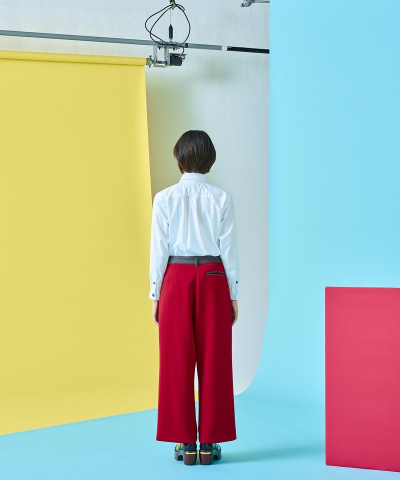 ✿もゆる✿センソユニコ✿ サルエルパンツ 赤い模様 ✿もゆる✿センソユニコ✿ サルエルパンツ 赤い模様 ✿もゆる