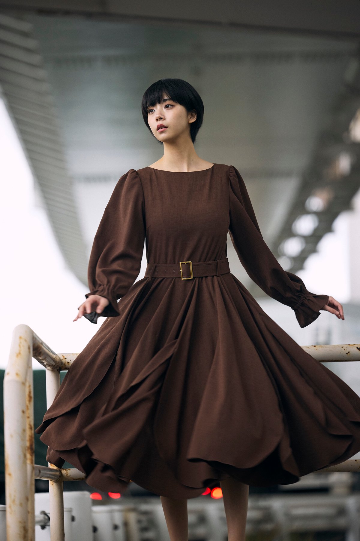 運命開花のワンピース　はざま。 は | ざ | ま。 by hazama 2024SS 運命開花のワンピース