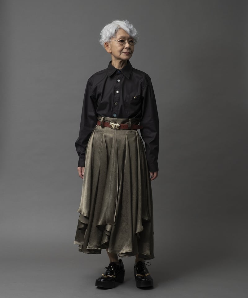 2025/9/30-11/1 WEB注文受付中】さんざめくスカート | ha | za | ma