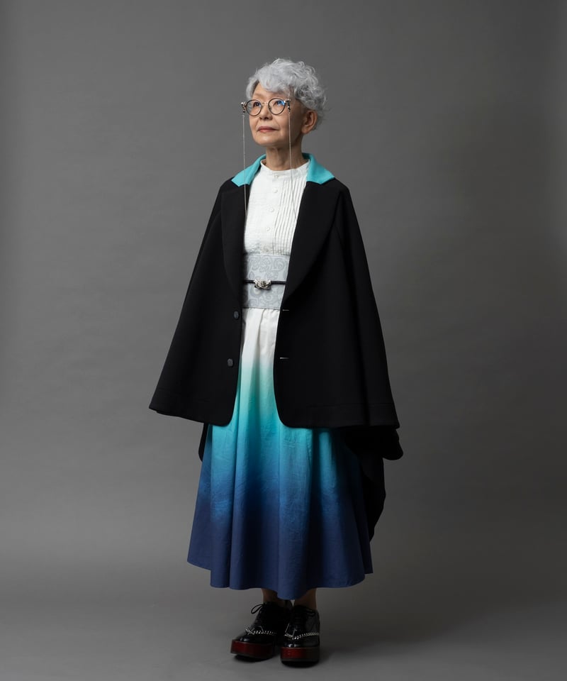 美品✴︎hazama/ハザマ 見えないものを見ようとして見上げた夜空のモッズコート hazama 見えないものを見ようとして見上げた夜空のモッズコート