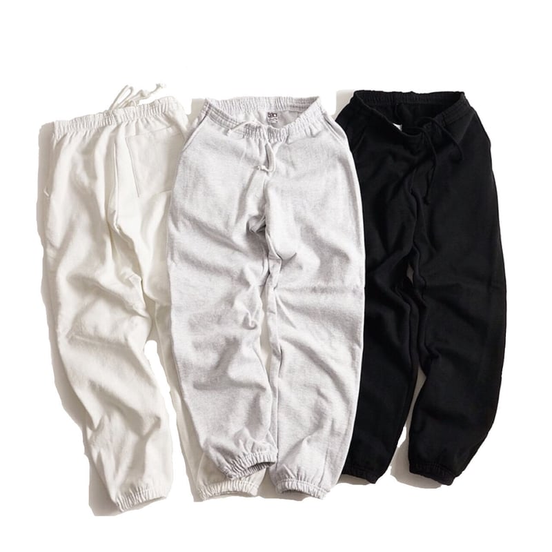 LOS ANGELES APPAREL 14oz HEAVY SWEAT PANTS BLAC