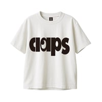 CLAPS BASIC LOGO T-SHIRT (WHITE)