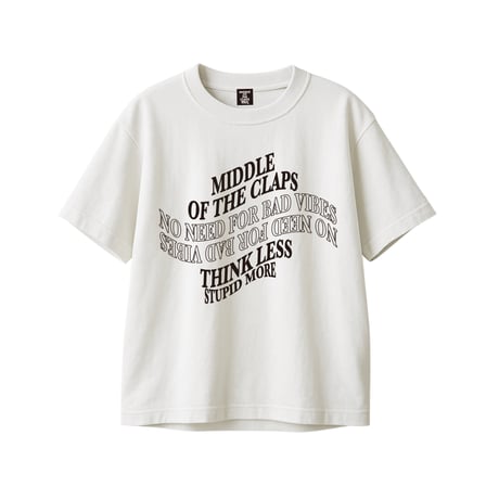 Think less stupid more TEE(WHITE)