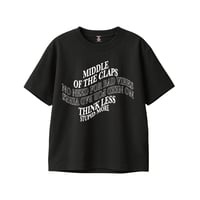 Think less stupid more TEE(BLACK)